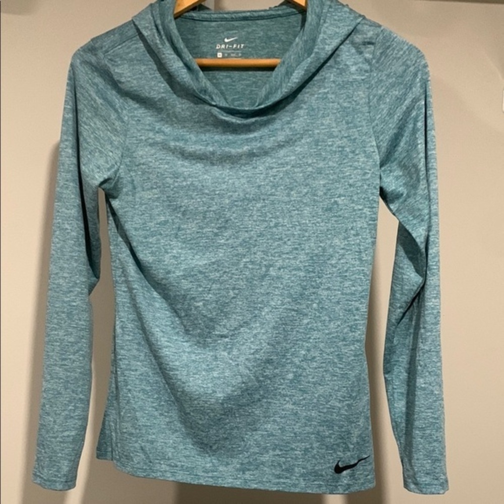 Nike Blue Long Sleeve Dri-FIT Top